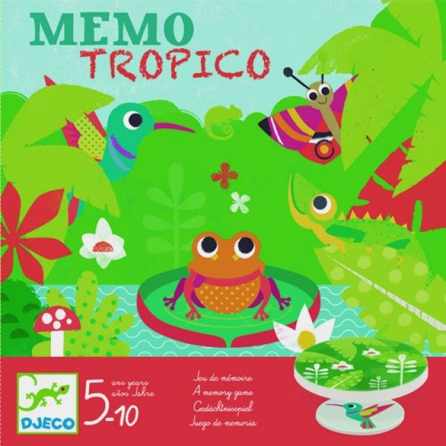 Djeco Επιτραπέζιο παιχνίδι μνήμης 'Tropico'  5-10 ετών 